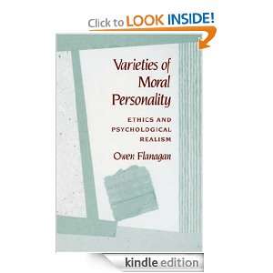 Varieties of Moral Personality Ethics and Psychological Realism Owen 