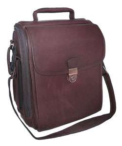 Avenues America Brown Leather Computer Case  