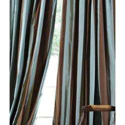   Faux Silk Taffeta Curtain Panel (50 in. x 108 in.)  Overstock