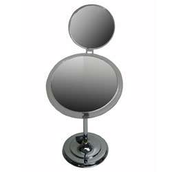 Zadro 9 inch Surround lighted 7x Chrome Pedestal Mirror   