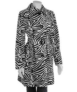 MICHAEL Michael Kors Zebra Print Rain Coat  Overstock