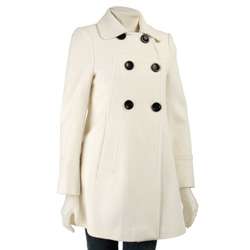 AK Anne Klein Double breasted A line Walking Coat  Overstock