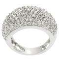 Icz Stonez Sterling Silver Pave set Cubic Zirconia Ring  Overstock 