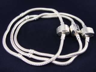 5pcs Magnetic Clasp Snake Chain charm Bracelets Fit European Beads 