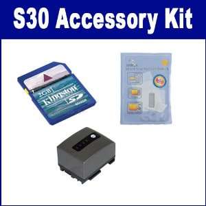 Canon VIXIA HF S30 Camcorder Accessory Kit includes: KSD2GB Memory 