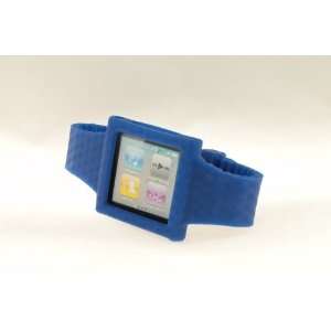  Apple iPod Nano 6 Watch Style Skin Case Cover for Blue 