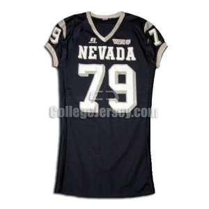   No. 79 Game Used Nevada Russell Football Jersey
