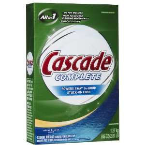 Cascade Complete Powder Dishwasher Detergent Citrus Breeze Scent 45 oz 