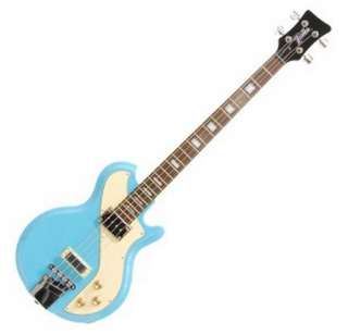 Italia Mondial Sportster Electric Bass Guitar   Blue  