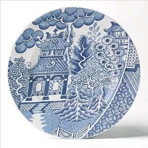 Robert Dawson 10.75 Blue Pagoda Plate 