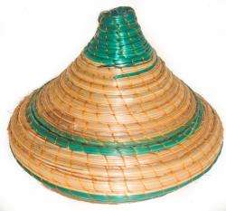 Green Wicker Basket (Ethiopia)  
