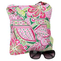 Vera Bradley Pinwheel Pink Hipster Bag  