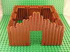 LEGO Brown Western Fort Log Wall Panel Part lot