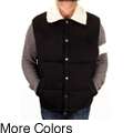 Hudson Outerwear Mens Big and Tall Cotton Sherpa Vest 