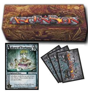 200 Ascension Deck Protectors Card Sleeves + Storage Box + Promo Card 