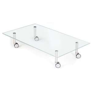  2Modern   Glass Coffee Table: Home & Kitchen