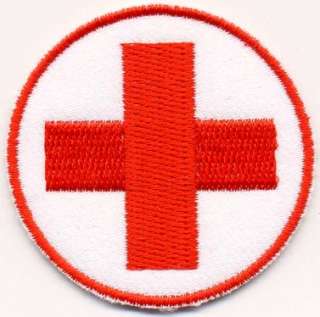 Red Cross   Tactical Operators Medic Embroidered Patch  