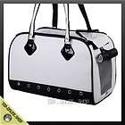 15x 8x10 White Canvas Pet Dog Cat Bag Carrier Crate Travell Handbag 