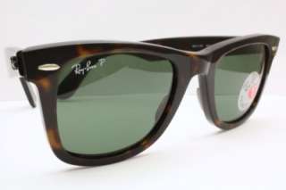   Ban Wayfarer Polarized Tortoise Sunglasses 50mm RB2140 902/58 50 $200
