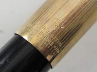 Vintage Parker 51 Fountain Pen   Black w/Gold Filled Cap *No Reserve 