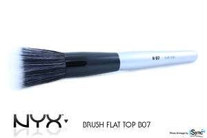 NYX MAKEUP BRUSH B07   Brush Flat Top  