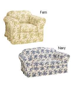    Piece Bryant Park Floral Washable Loveseat Slipcover  