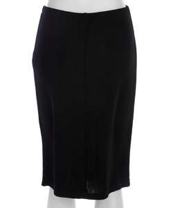 DKNY Womens Knee Length Matte Jersey Skirt  Overstock