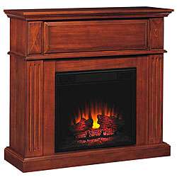 Cherry 23 inch Electric Fireplace Mantel Package  