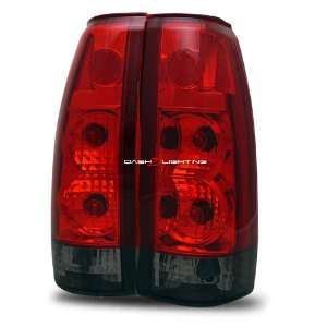 92 99 GMC Suburban Tail Lights   Red Smoke Automotive