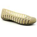 Crocs Womens Adrina Flat II Gold Casual Shoes 