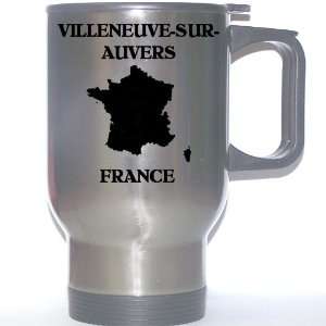  France   VILLENEUVE SUR AUVERS Stainless Steel Mug 