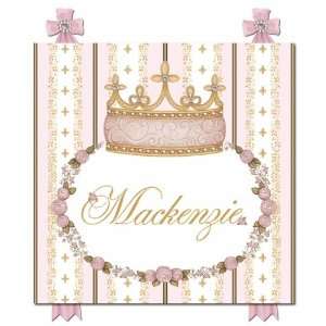  Posh Princess Crown Name Plaque Pink & Coco Chateau