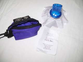 Pocket CPR Mask Purple in Zip Pouch NEW  