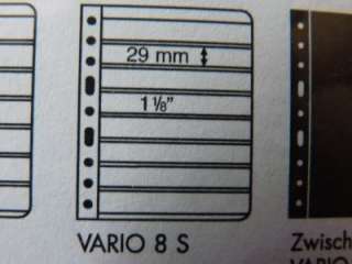 Vario 4S 5S 6S 7S 8S Stock sheet stamp album pages Lighthouse  