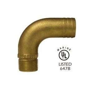 Groco Full Flow Pipe to Hose Adapters 1 1/2 Straight: #GRO FF1500 
