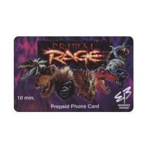   Card 10m Primal Rage Interactive Video Game   Dinosaur Creatures