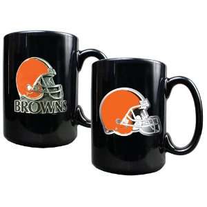 Great American Cleveland Browns Free Form Logo Coffee Mug (2 Pack 