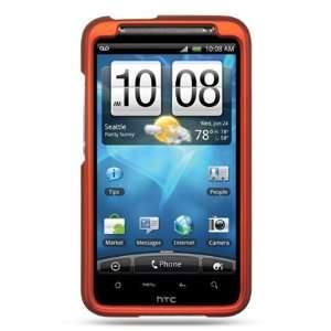  ORANGE Hard Rubber Feel Plastic Case for HTC Inspire 4G/Desire 