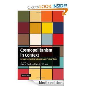 Cosmopolitanism in Context Pierik/Werner, Roland Pierik, Wouter 