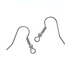 Hypo allergenic Surgical Steel Earring Hooks (Pack of 100)   