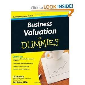  Business Valuation For Dummie byBates Bates Books