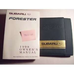  1998 Subaru Forester Owners Manual: Unknown: Books