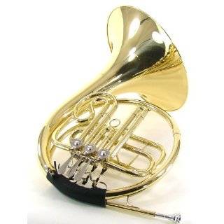   : Rossetti Lacquer Double French Horn Bb/F, Case: Musical Instruments