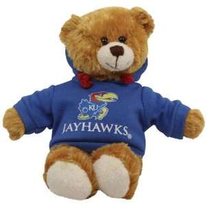  Kansas Jayhawks 8 Plush Hoodie Bear