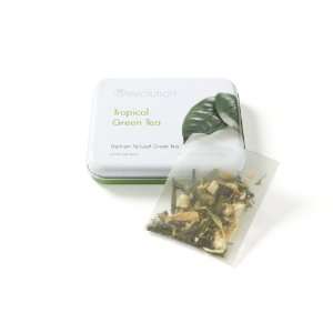 Revolution Tea Mini Travel Tin, Tropical Green Tea, 6 Count Teabags 