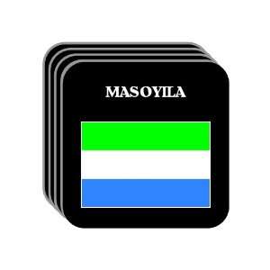 Sierra Leone   MASOYILA Set of 4 Mini Mousepad Coasters