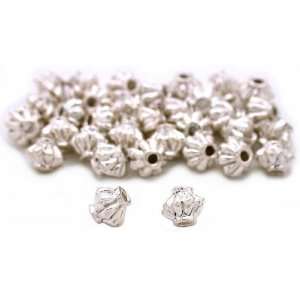  Bali Beads Silver Plated Bead Stringing 5mm Approx 30 