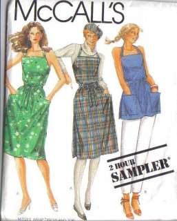 Vintage McCalls Apron Sewing Pattern Uncut Your Choice  