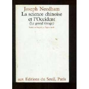   chinoise et loccident (la) (9782020028165) Needham Joseph Books