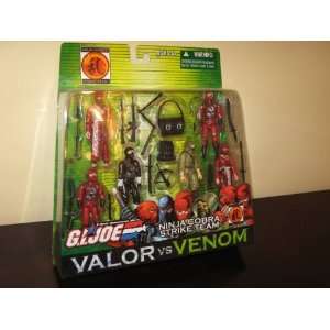  G.I.Joe Valor vs Venom Cobra Ninja Strike Team Toys 